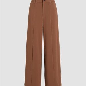 Cider Chestnut Wide-Leg Pants